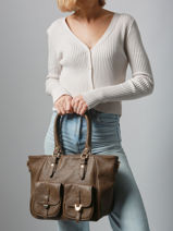 Handtassen Edgy Miniprix Bruin edgy 27501-vue-porte